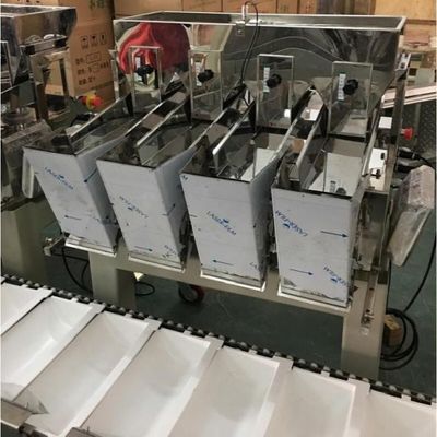 4 Heads Coffee Bean Linear Weigher Packing Machine 50 Bags/Min