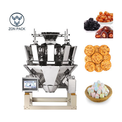 CE Certification Stepper Motor Multihead Weighing Machine 10 Heads 200g 300g