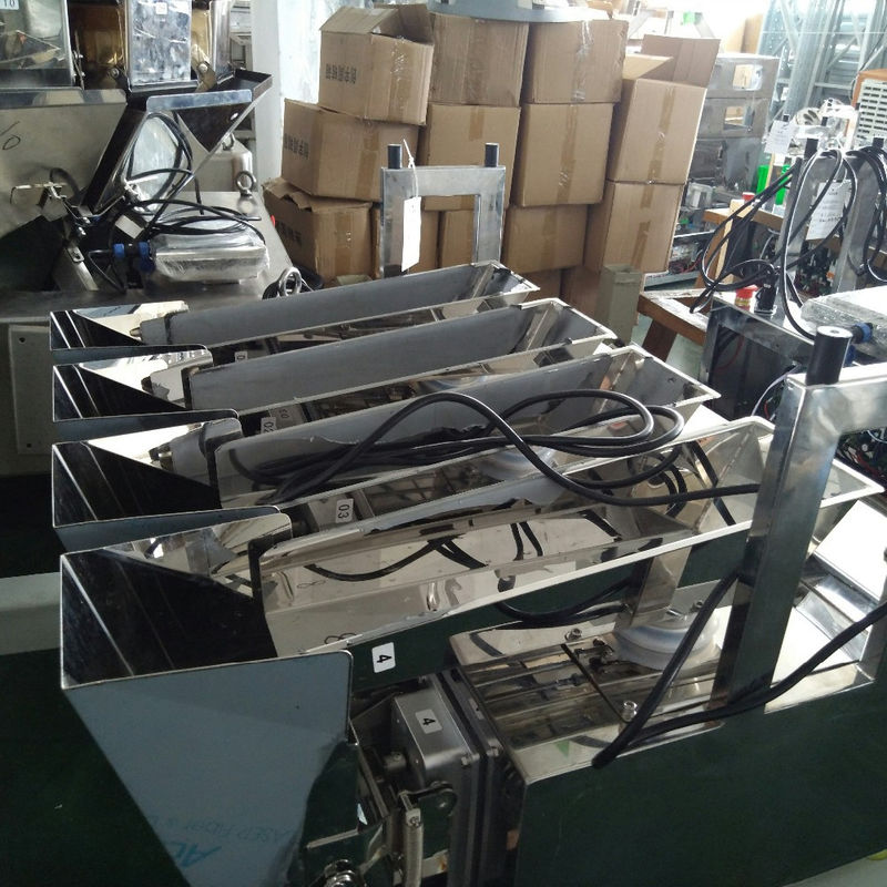 Automatic 2/4 Heads Linear Weigher Packaging Machine Weighing Food
