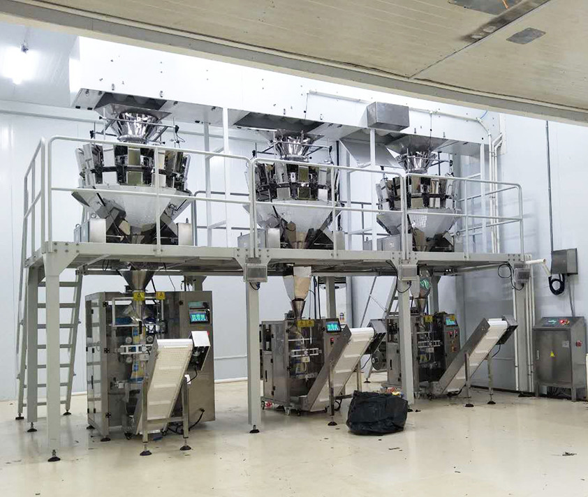 Laminated Film 50 Bags / Min Nuts Packing Machine